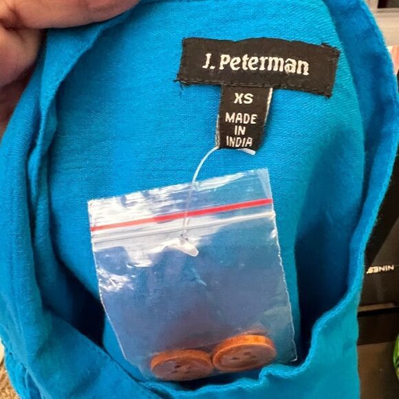 J. Peterman Cotton Blouse nwot - Picture 6 of 7